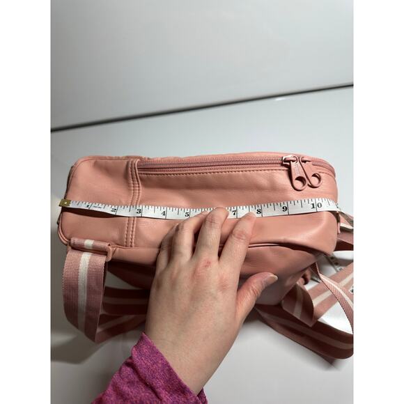 Puma medium to small pink backpack purse leather, 11x9x2.5 for girls & women - Picture 10 of 14